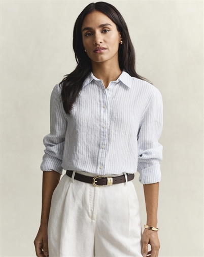 Gant - Linen Skjorte - Light Blue